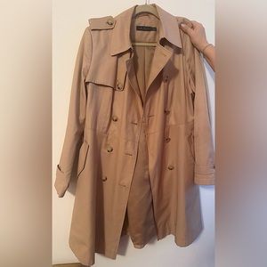 🚫SOLD🚫 LAUREN Ralph Lauren Women Tan Belted Trench Coat Size L